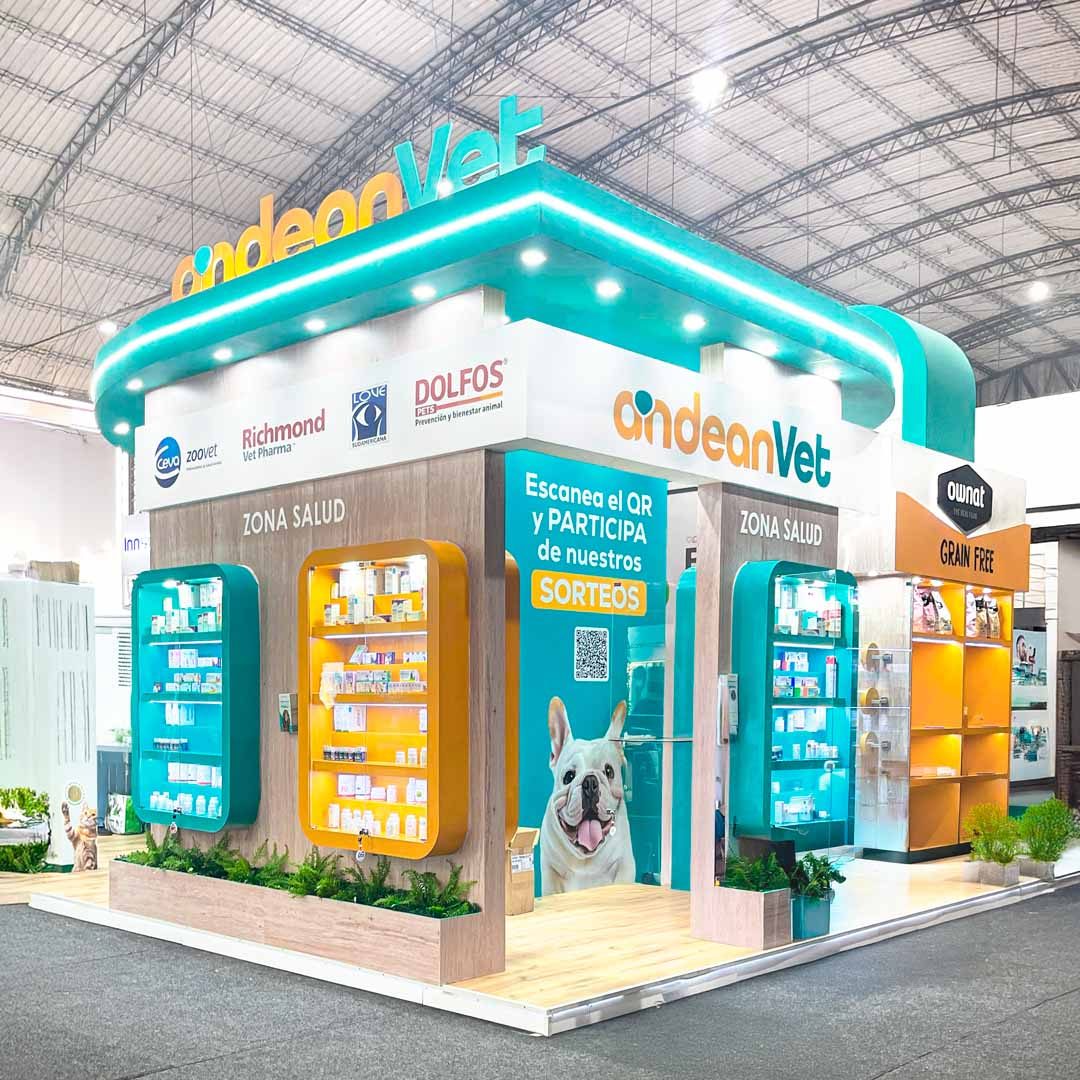 stand veterinaria ab arquitectura comercial